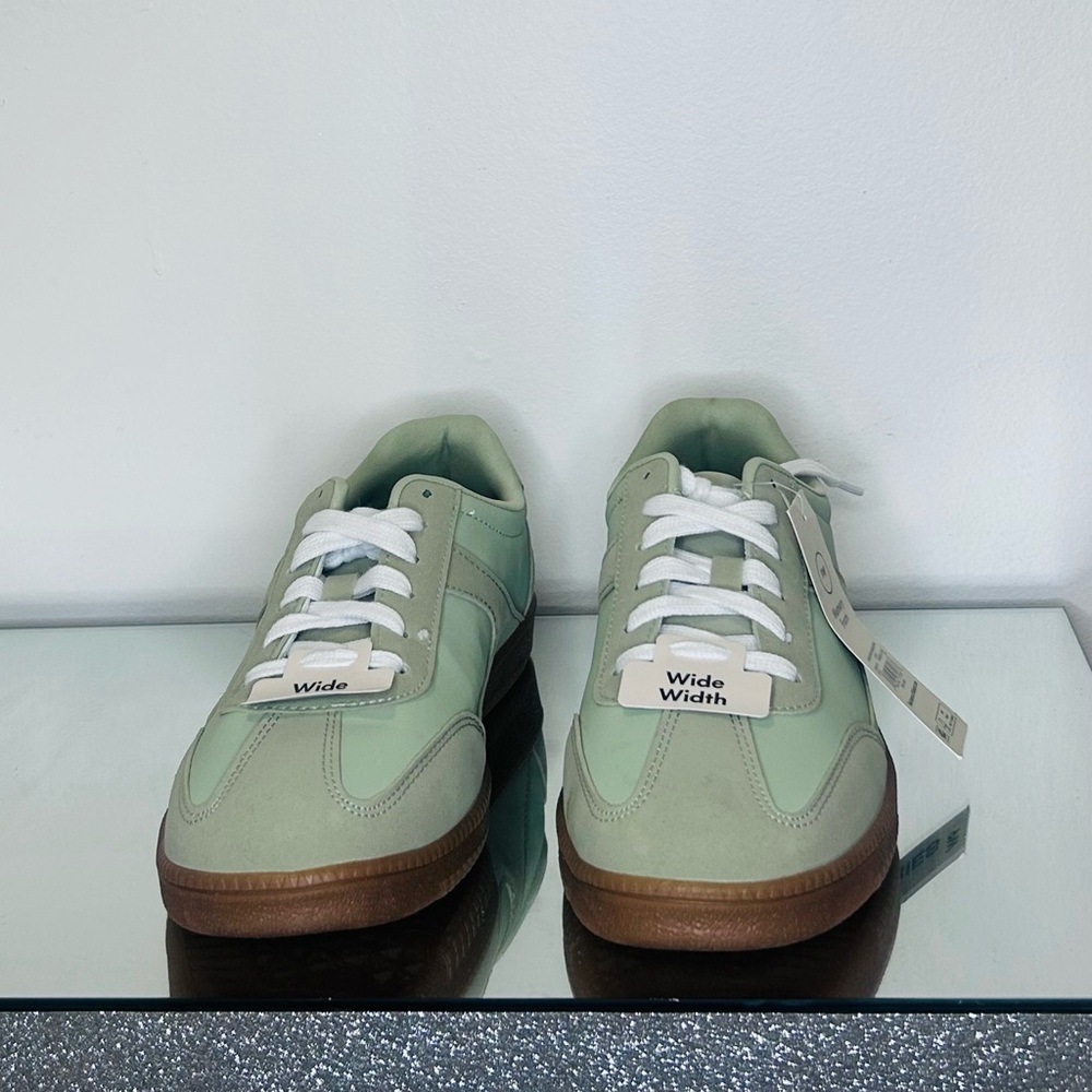 Mint Green Women's Sneakers - Picture 2 of 7